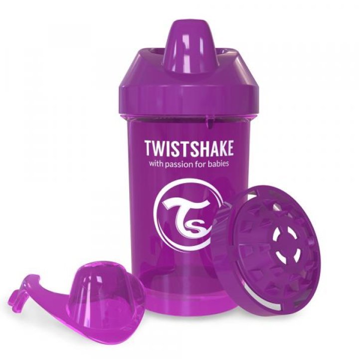 Twistshake чашка-непроливайка 300мл 8+мес Фиолетовая (78062)