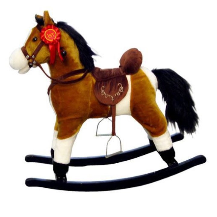 Качалка Milly Mally HORSE MUSTANG светло-коричневый