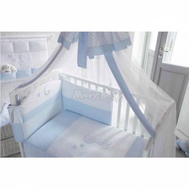 Комплект постельного белья MaryBaby CHLOE голубой