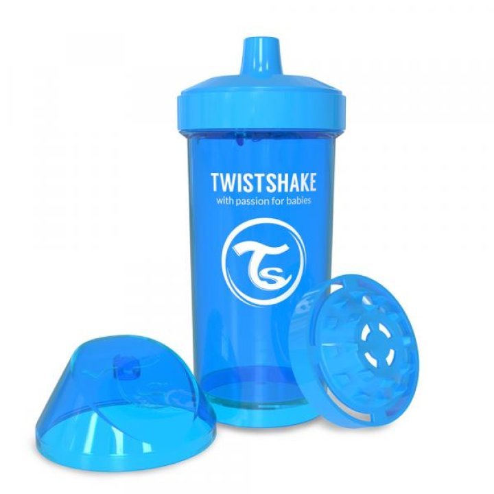 Детская чашка Twistshake 360мл 12+мес Голубая (78069)