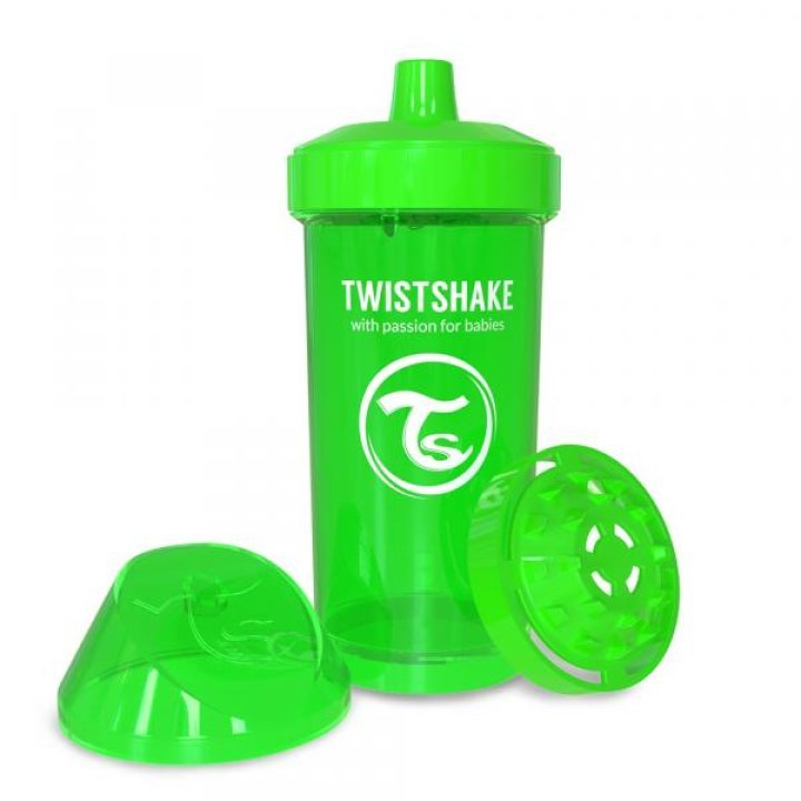 Детская чашка Twistshake 360мл 12+мес Зеленая (78071)