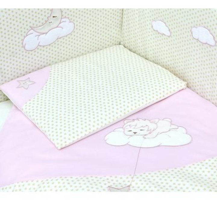 Сменный постельный комплект Верес (3 ед) Sleepyhead pink (125/65)