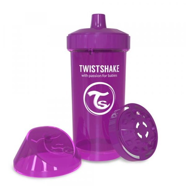 Детская чашка Twistshake 360мл 12+мес Фиолетовая (78072)