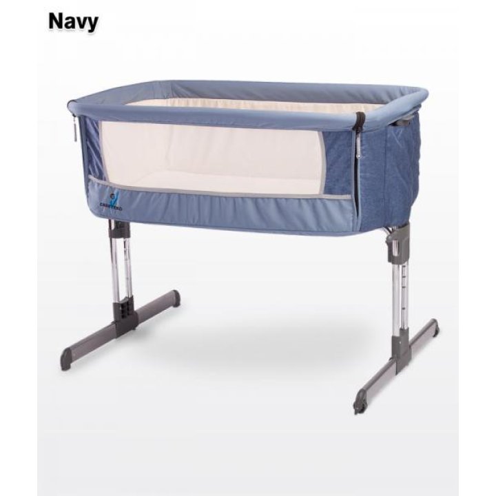 Детская кроватка Caretero Sleep2gether Navy