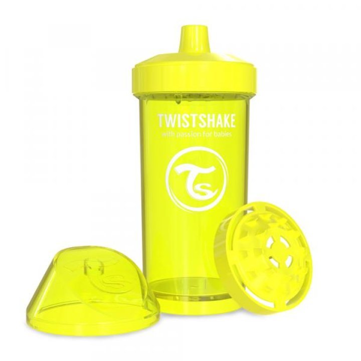 Детская чашка Twistshake 360мл 12+мес Желтая (78076)