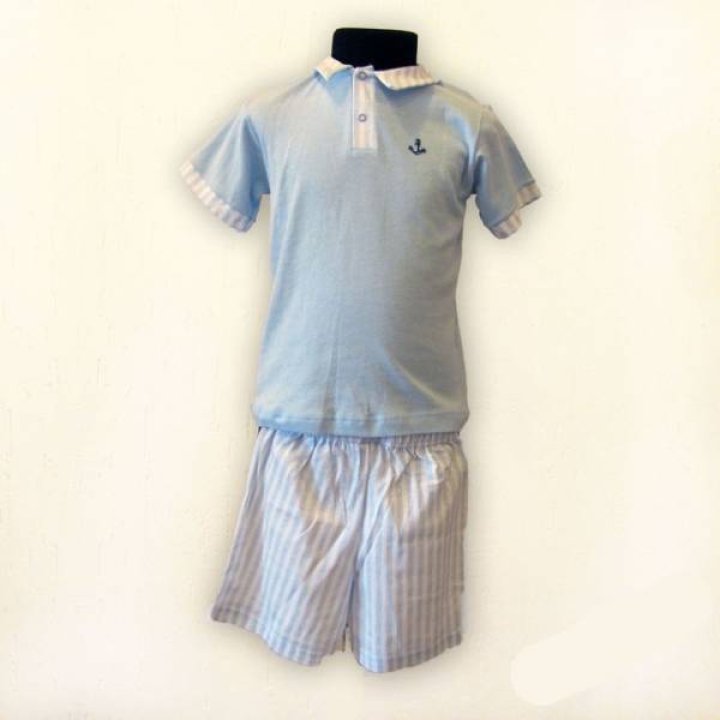Детская пижама для мальчика Kiccaeciccio размер: 4а, голубой