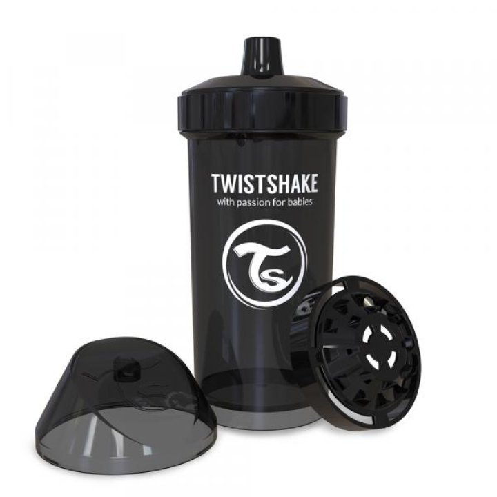 Детская чашка Twistshake 360мл 12+мес Черная (78077)