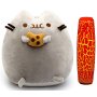 Комплект Мягкая игрушка кот с печеньем Pusheen cat и Антистресс игрушка Mokuru (n-723)