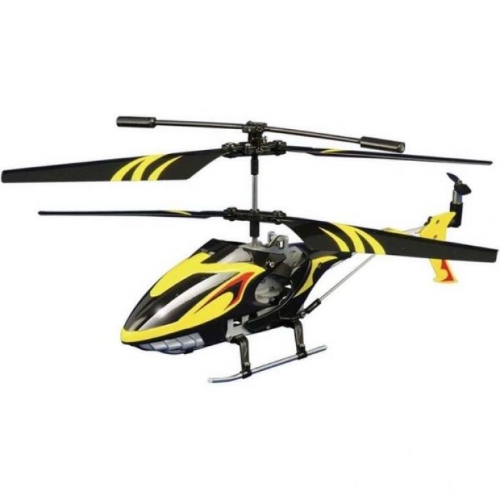Вертолет на ИК-управлении Auldey Lightening Falcon 20 см с гироскопом желтый