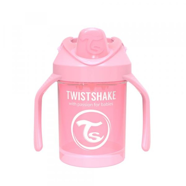 Чашка-непроливайка Twistshake Мини 230мл 4+мес Светло -розовая (78267)